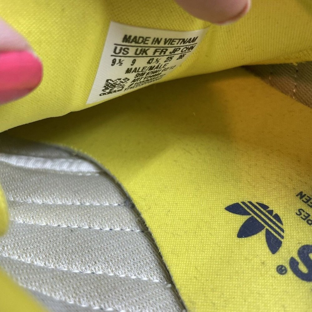 Adidas Adistar Racer Men's Running Shoes Mens 9.5 Yellow Blue Wolverines V22769 - Picture 7 of 7